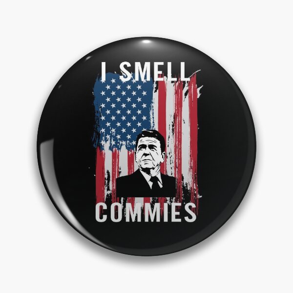 Item preview, I Smell Commies, Funny Ronald Reagan designed and sold by GutsyShop.