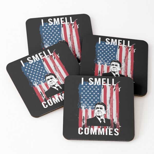 Item preview, I Smell Commies, Funny Ronald Reagan designed and sold by GutsyShop.