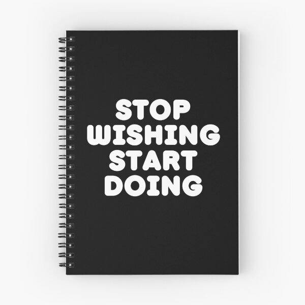Item preview, Stop Wishing Start Doing designed and sold by Joy Poddar.