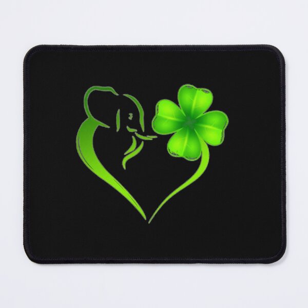 Item preview, Elephant Clover Heart Shamrock St. Patrick Day designed and sold by SeanDoke.