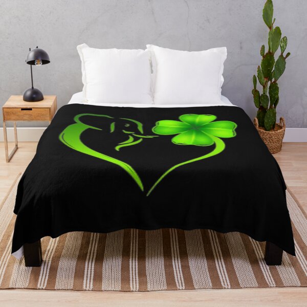 Item preview, Elephant Clover Heart Shamrock St. Patrick Day designed and sold by SeanDoke.