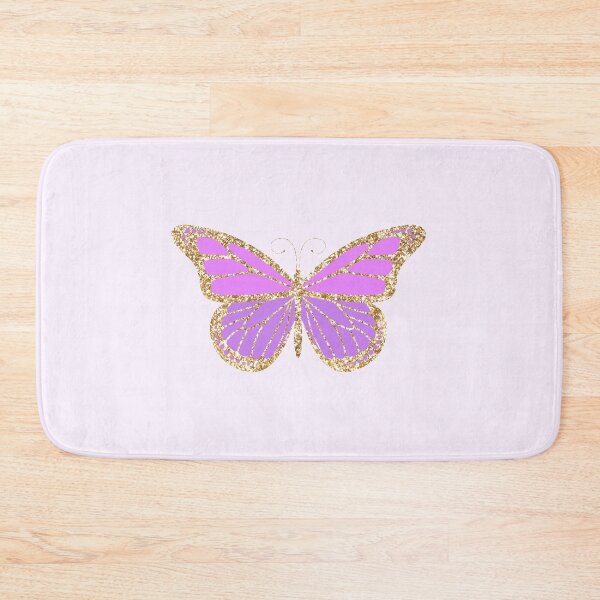 Item preview, Butterfly Purple Gold Glitter Sparkles designed and sold by Simplyy  Unique.