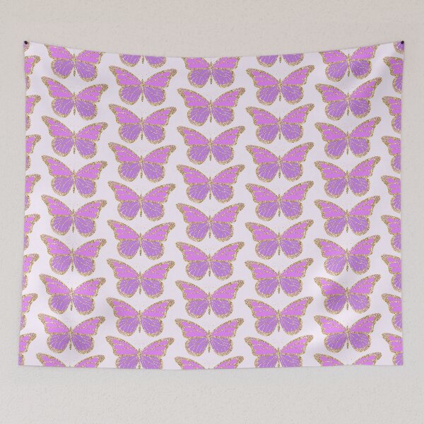 Item preview, Butterfly Purple Gold Glitter Sparkles designed and sold by Simplyy  Unique.