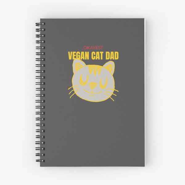 Item preview, OKAYEST Vegan Cat Dad Fathers designed and sold by PleiWell.