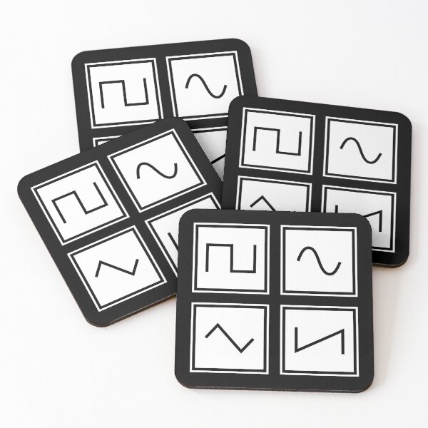 Item preview, Synthesizer Waveform White designed and sold by AtomicMalibu.
