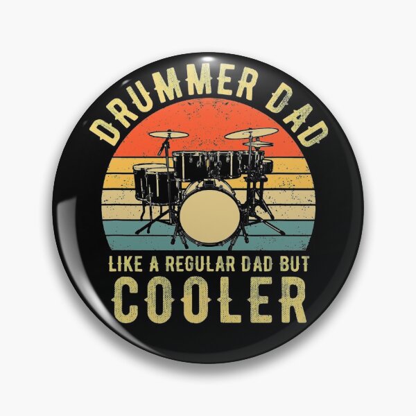 Item preview, Drummer Dad Like A Regular Vintage Drummer Dad Father's Day designed and sold by Gaulen.