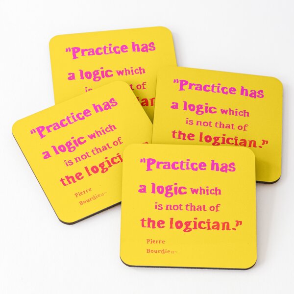 Item preview, Pierre Bourdieu logic quotes designed and sold by KennyLucky.