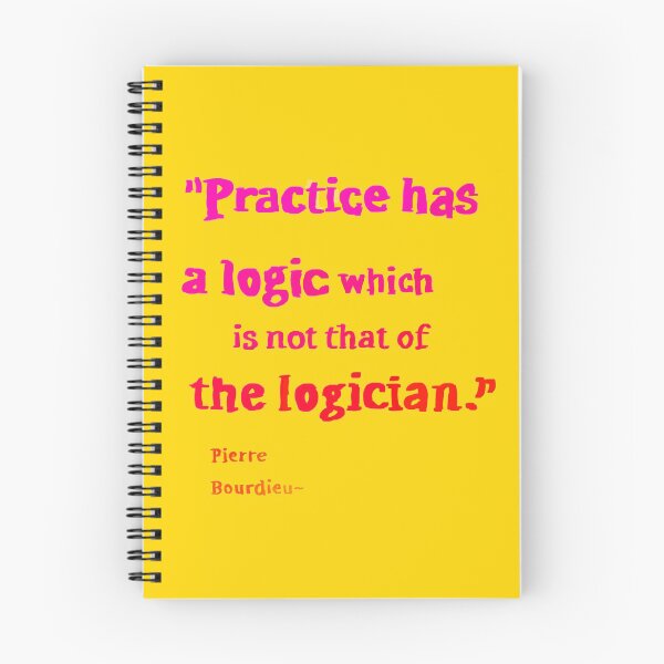 Item preview, Pierre Bourdieu logic quotes designed and sold by KennyLucky.