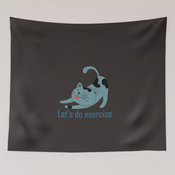 Item preview, Let's do exercise cat designed and sold by Ssv302031.