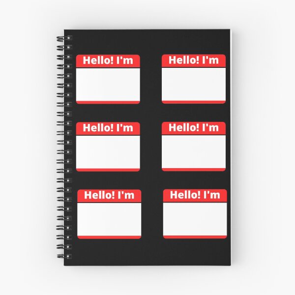Item preview, Hello I'm Empty Label Sticker Set designed and sold by infazbdeen.