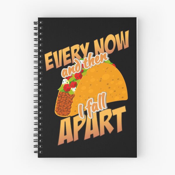 Item preview, Taco Every Now and then I Fall Apart Funny | Mexican Taco 80s song pun designed and sold by HROC.