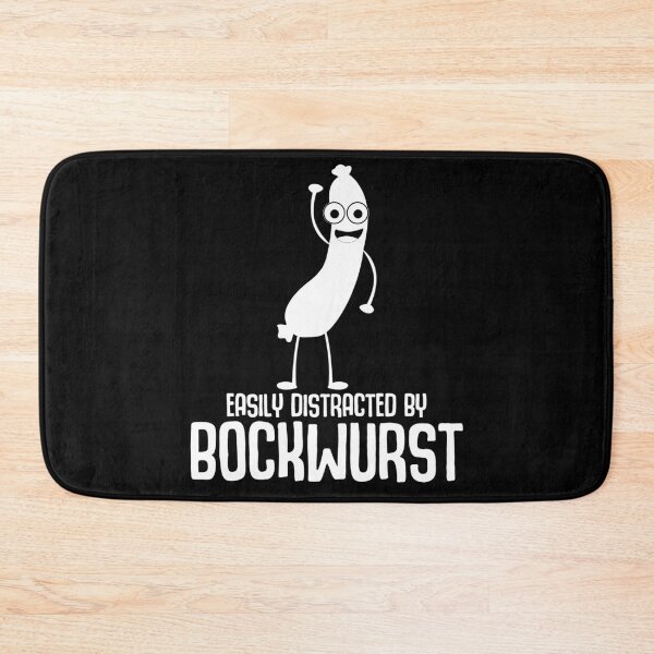Item preview, Bockwurst Sausage Saying Funny Bratwurst designed and sold by funandtwaddle.