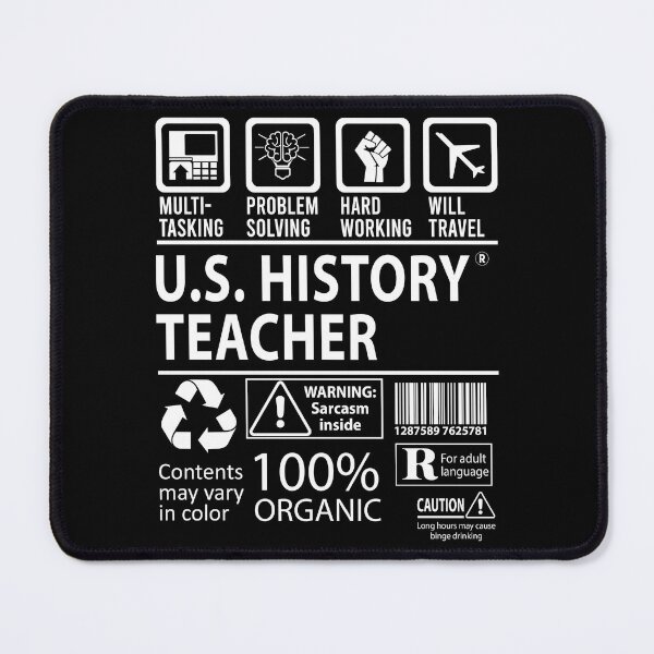 Item preview, U.S. History Teacher T Shirt - MultiTasking Certified Job Gift Item Tee designed and sold by killingworthhi.