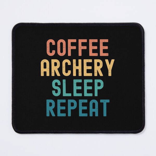 Item preview, Coffee Archery Sleep Repeat - Funny Archery & Coffee Gift designed and sold by kindxinn.