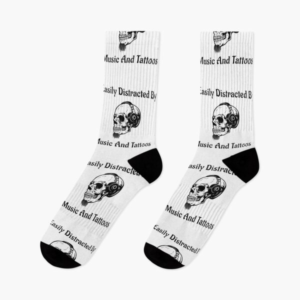 Item preview, Tattoo Lovers Skull Musical Musician Funny Gift designed and sold by CuteDesigns1.