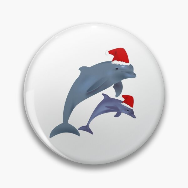 Item preview, christmas dolphins designed and sold by gidlite.