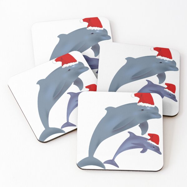 Item preview, christmas dolphins designed and sold by gidlite.