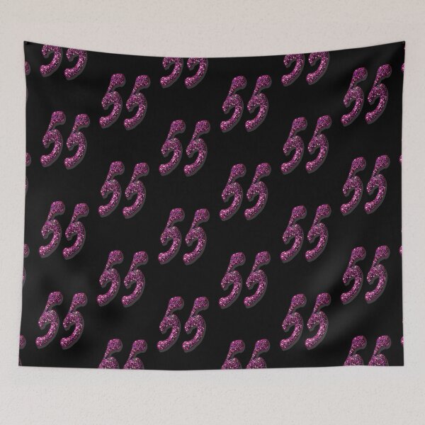 Item preview, 55th Birthday Anniversary - Purple Glitter Numbers designed and sold by GlamourChick.