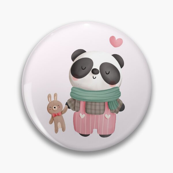 Item preview, Panda Love With Bunny Plush Toy  designed and sold by Simplyy  Unique.