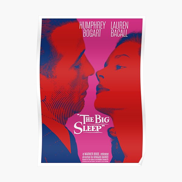 The Big Sleep (1946) - Movie poster design Poster