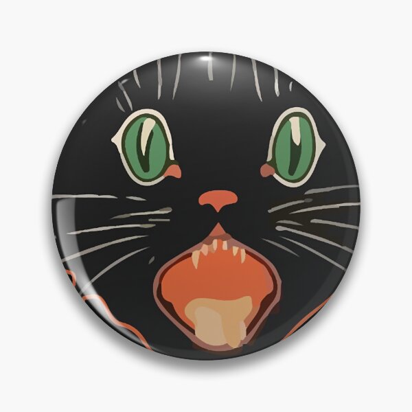 Item preview, Vintage-Halloween-Black-Cat-Scaredy-Cat designed and sold by funbelong1698.