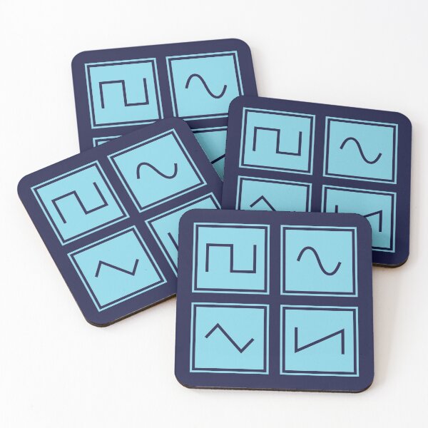 Item preview, Synthesizer Waveform Blue designed and sold by AtomicMalibu.