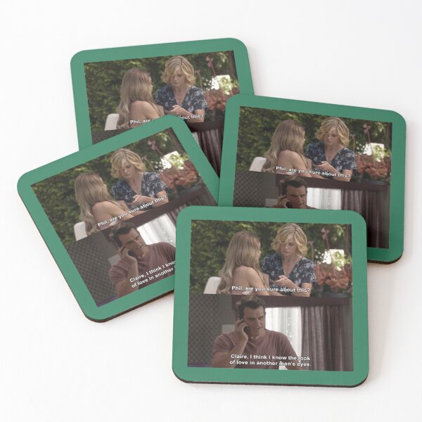 Item preview, Claire and Phil Dunphy quote from Modern Family   designed and sold by RunolfssonBrook.