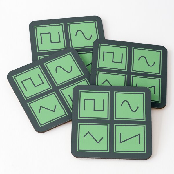 Item preview, Synthesizer Waveforms Green designed and sold by AtomicMalibu.