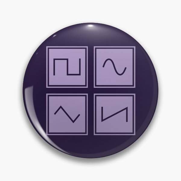 Item preview, Synthesizer Waveform Purple designed and sold by AtomicMalibu.