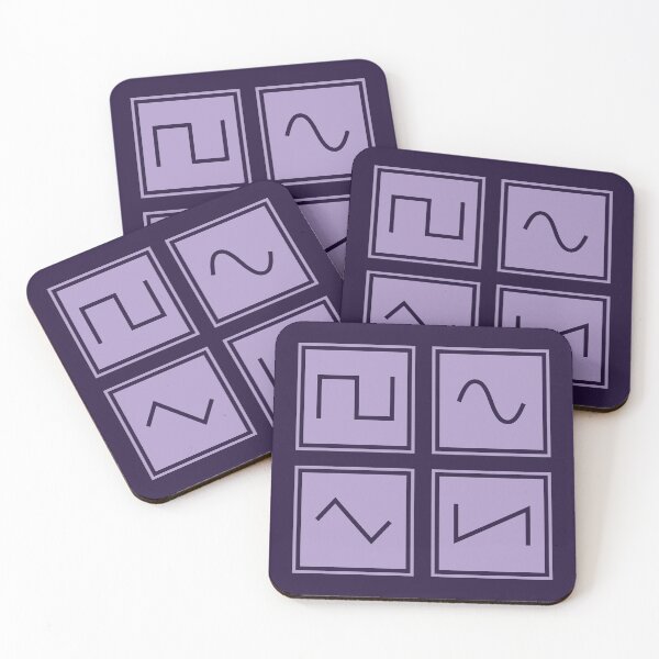 Item preview, Synthesizer Waveform Purple designed and sold by AtomicMalibu.