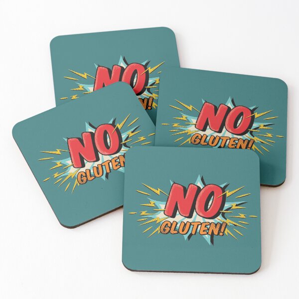 Item preview, No Gluten Message - Comics Style - Retro designed and sold by DKdesigns27.