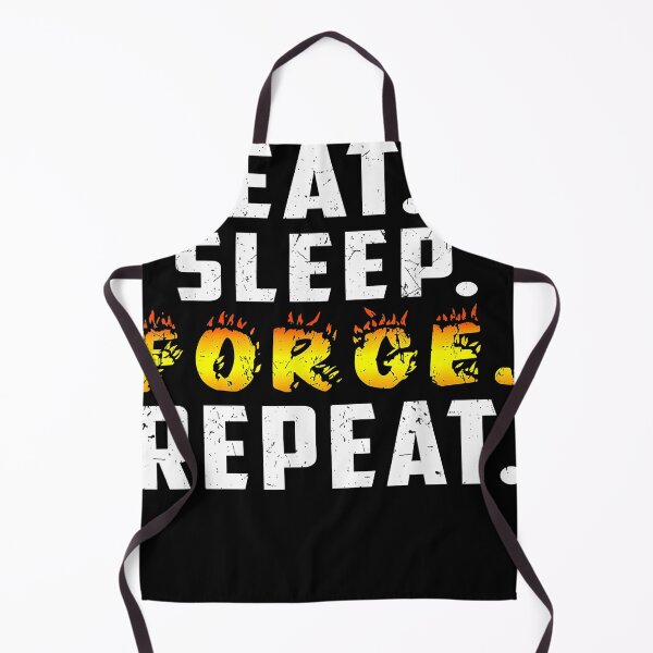 Item preview, Camiseta Blacksmith Eat Sleep Forge Repeat Bladesmithing Forger designed and sold by Cohnson.