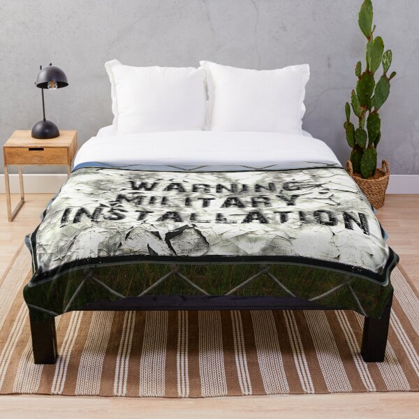 Item preview, Dilapidated Military Instalation warning sign designed and sold by Edpod.