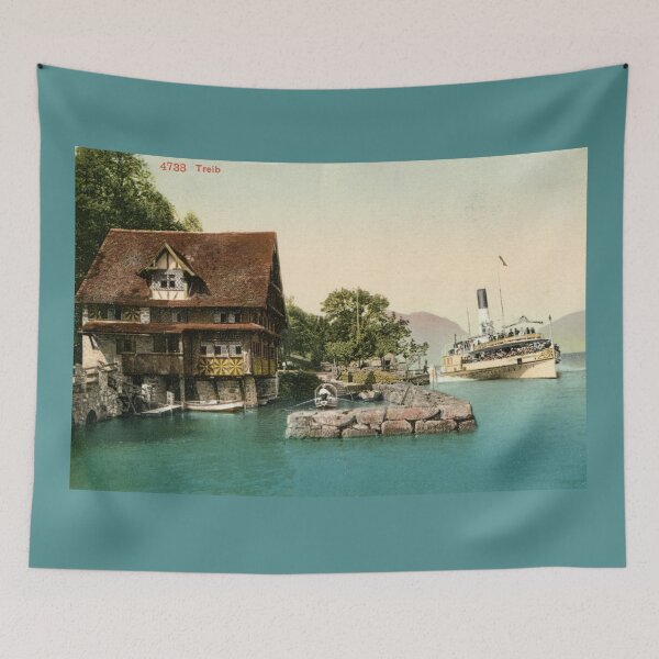 Item preview, 1900 Treib and Lake Lucerne designed and sold by aapshop.