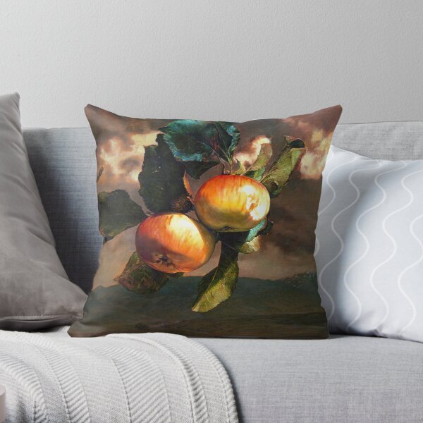Still Life With Landscape Throw Pillow