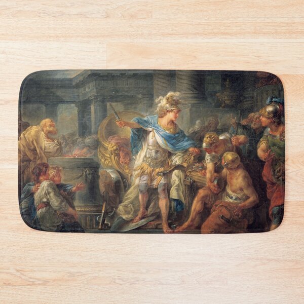 Item preview, Alexander the Great cuts the Gordian Knot artwork designed and sold by ClassicalGreece.