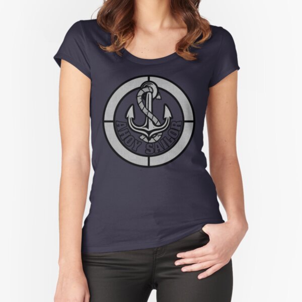 Shop For Nautical T-shirt Fitted Scoop T-Shirt