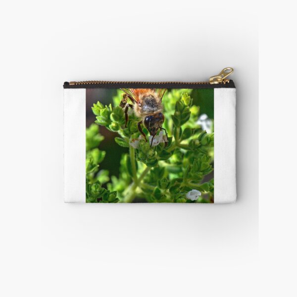 Item preview, bee in the Oregano flowers designed and sold by BigAndRed.