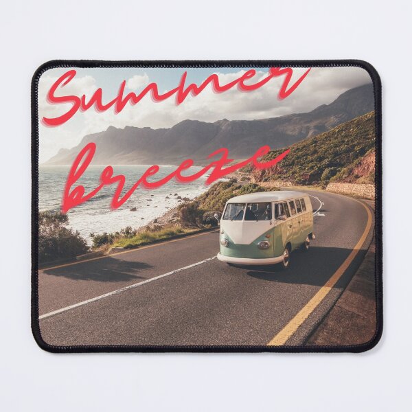 Item preview, Van on coastal road with summer breeze designed and sold by silveregale.