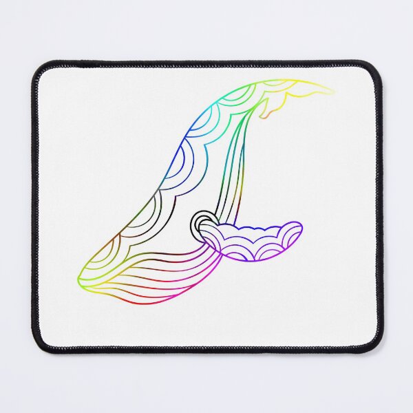 Item preview, Multicolored Whale designed and sold by lookperfect.