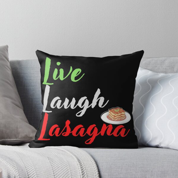 Item preview, Live Laugh Lasagna Funny T-shirt men gift women gift designed and sold by InnovantDesigns.