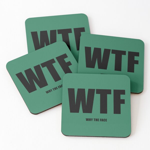 Item preview, WTF Why The Face   designed and sold by RunolfssonBrook.