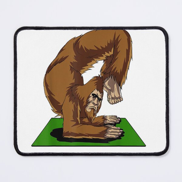 Item preview, Bigfoot Zen Yoga Workout Funny T-Shirt designed and sold by ArmbruYohann.