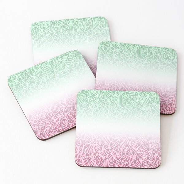 Item preview, Ombré abrosexual colours swirls doodles designed and sold by savousepate.