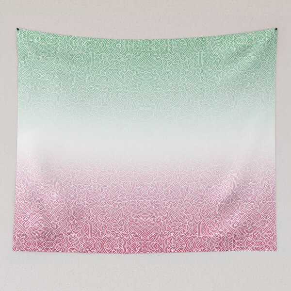 Item preview, Ombré abrosexual colours swirls doodles designed and sold by savousepate.