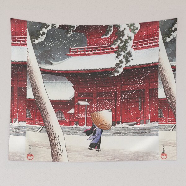 Item preview, Zojoji Temple in Shiba by Kawase Hasui designed and sold by Takeda-art.
