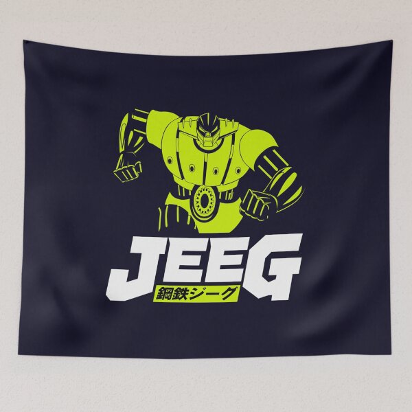Item preview, CLASSIC MECHA ANIME KOUTETSU STEEL JEEG designed and sold by QuixdiClothing.