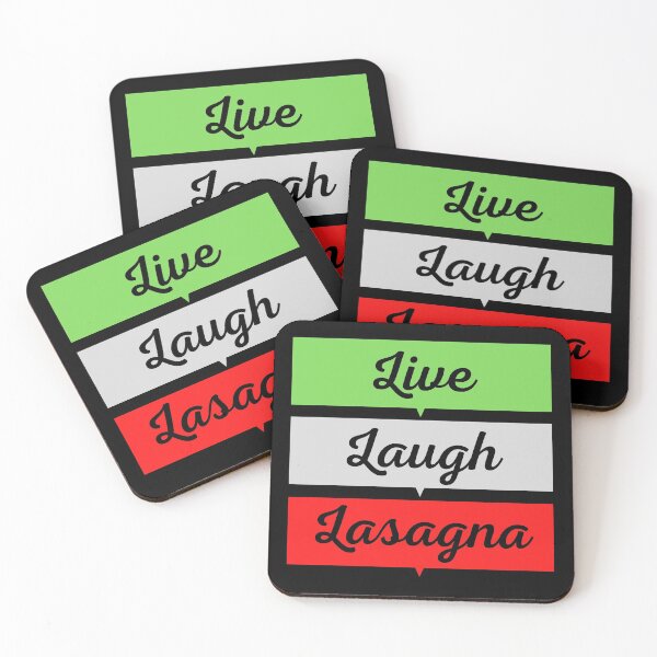 Item preview, Live Laugh Lasagna Funny T-shirt men gift women gift designed and sold by InnovantDesigns.