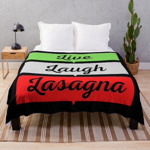 Item preview, Live Laugh Lasagna Funny T-shirt men gift women gift designed and sold by InnovantDesigns.