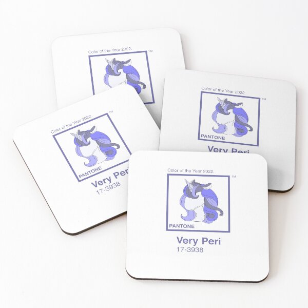 Item preview, Unicorn Very Peri & White designed and sold by SparrowLag.